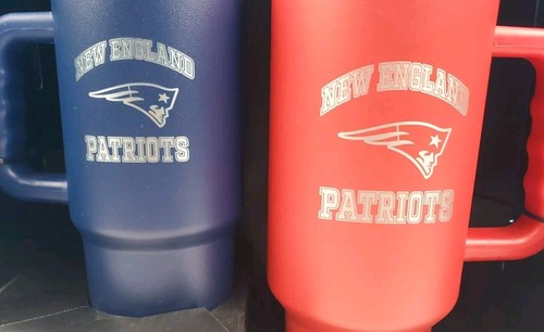 NFL New England Patriots Copper Lined Travel Tumbler Set 2 pack 24oz & 40oz NEW - Picture 3 of 14