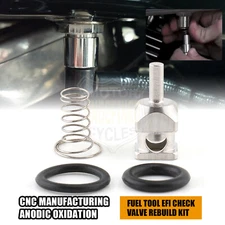 Fuel Tool EFI Check Valve Rebuild Kit For Harley 01-UP w/ Delphi Fuel Injection 