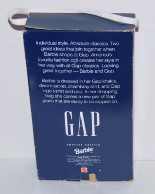 バービー　GAP BARBIE A/A  ギャップ　超レア Barbie Gap AA Doll NRFB African American 1996 Special Edition