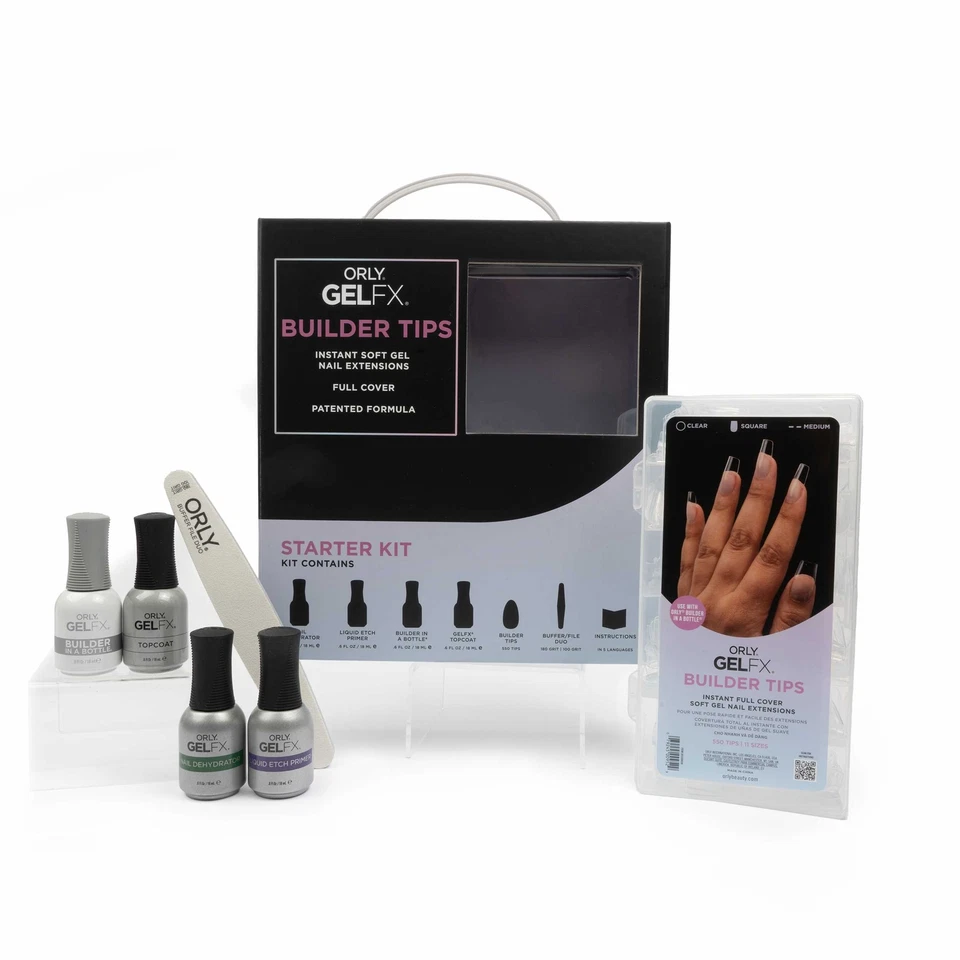 ORLY Builder Gel Tips Starter Kit: Quadrato medio - Immagine 2 di 4