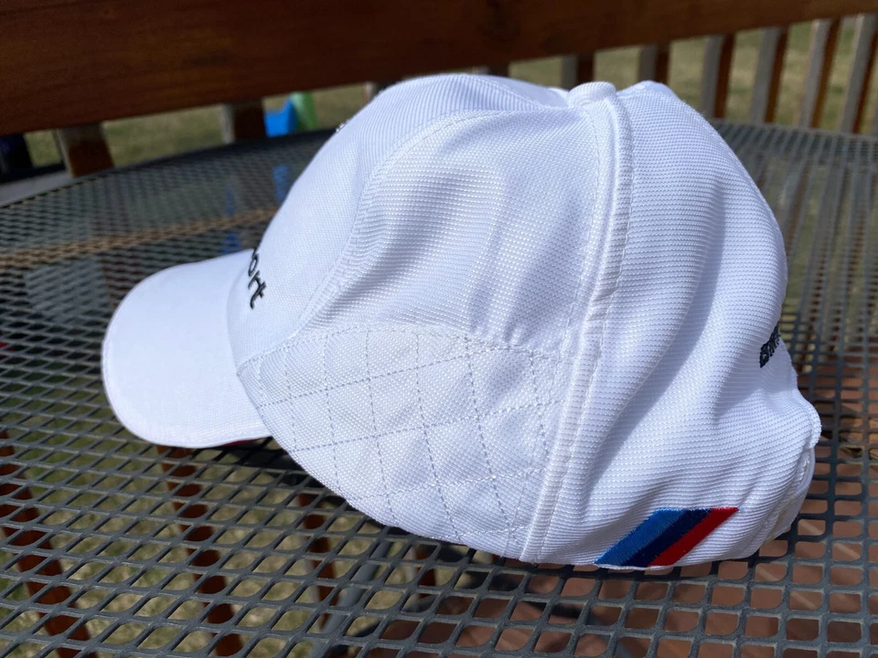 Gorra acolchada blanca con tirantes BMW Motorsports M Power Foto 2 de 4