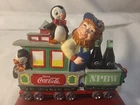 Vintage Heavy Cast Iron Coca Cola Christmas Stocking Mantel Hook Holder Rare