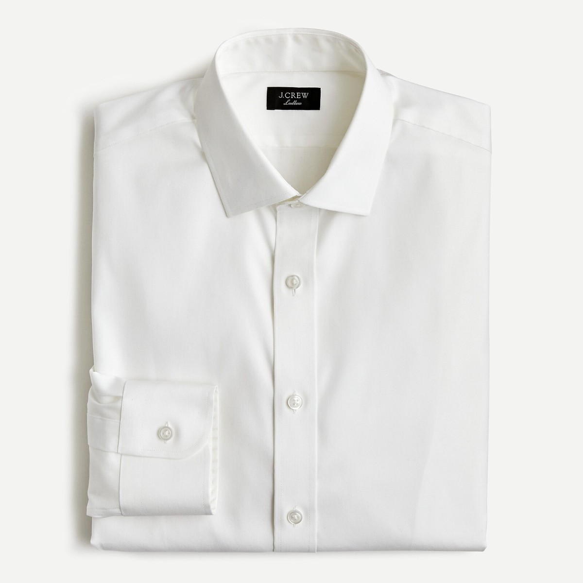 J Crew Ludlow Slim Stretch Easy-Care Cotton Poplin Dress Shirt