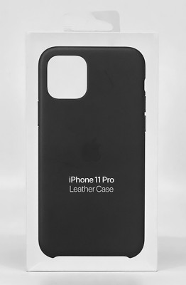 OEM Apple Genuine Leather Case for iPhone 11 Pro / iPhone 11 Pro Max - Black