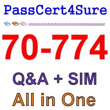 Best Exam Practice Material For 70-774 Exam Q A SIM