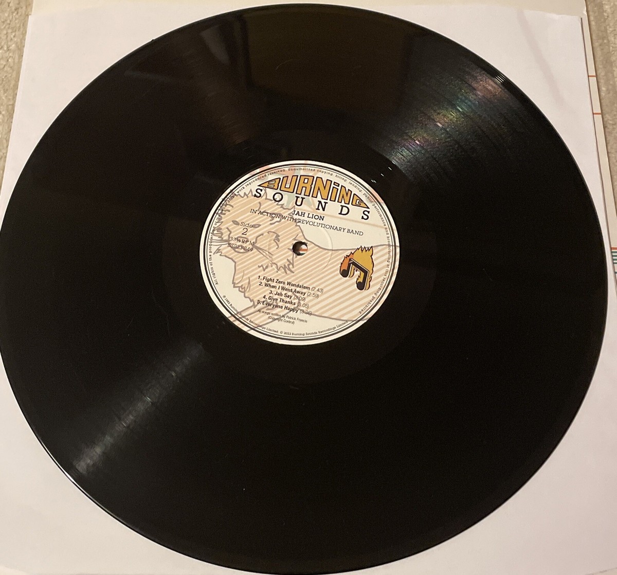 Jah Lion - In Action With The Revolutionary Band - 1983 2022