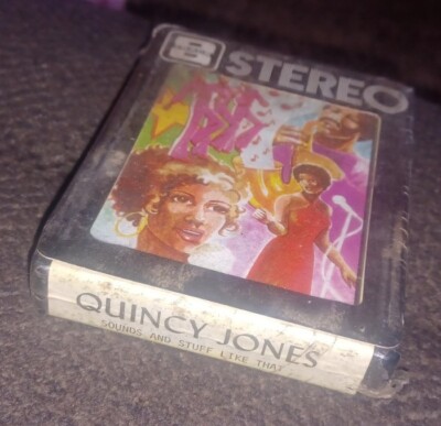 VTG SEALED NEW Quincy Jones-Sounds And Stuff Like That-8 Track Tape Soul/Jazz
