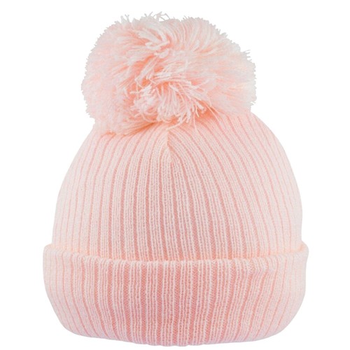 Baby Pom Pom Beanie Hat Boy Girl Knitted Bobble Cap Warm Fleece Lined NB-18 mth - Picture 23 of 34
