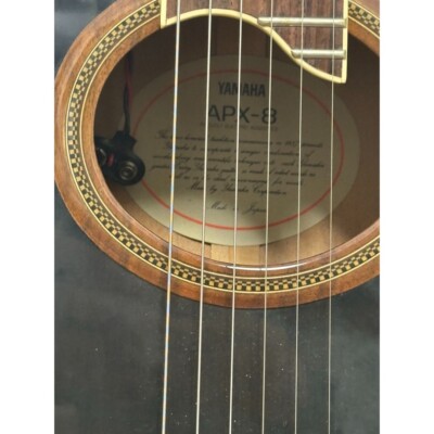 YAMAHA APX-8A 6 String Acoustic Guitar Electric Acoustic JANK