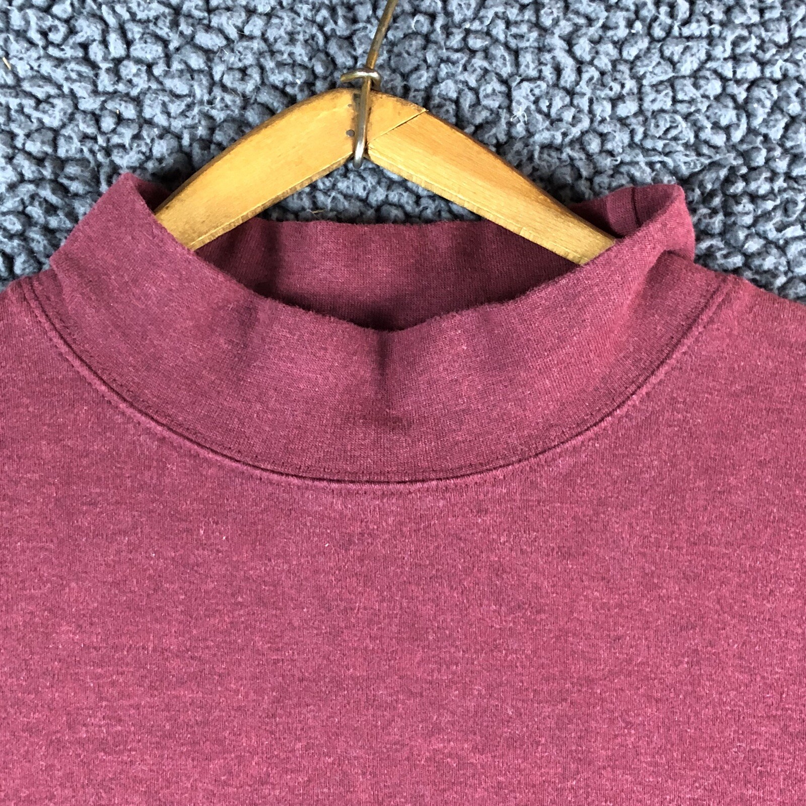 Pendleton Maroon Long Sleeve Turtle Neck Size XXL - image 2