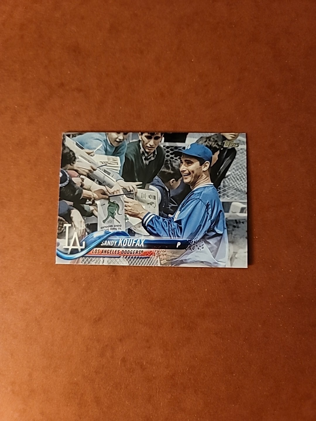 2018 Topps Update Series Sandy Koufax Photo Variation US21 SP