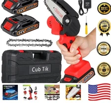 Safe and Lightweight Handheld Chainsaw with Splash Guard and Auto Shutdown