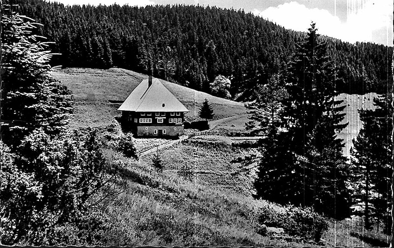 NICE VINTAGE PHOTO POSTCARD - PRIVAT PENSION "HAUS PELZKAPPE" FURTWANGEN GERMANY
