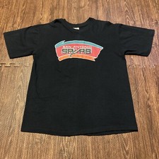 Vintage ChalkLine San Antonio Spurs NBA Logo Single Stitch T-Shirt Size XL Rare