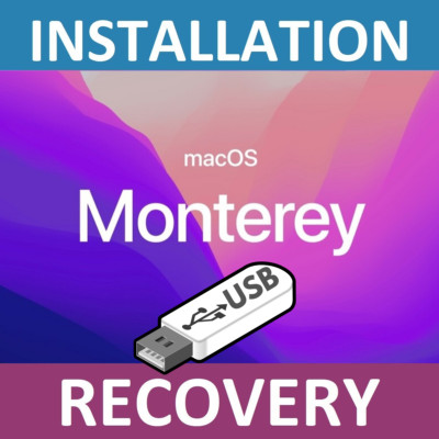 USB OSX 12 Monterey macOS Boot stick USB-Stick Mac OS USB-Drive Installer