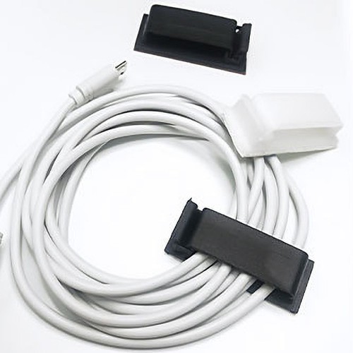 Computer Cable Organizers Hooks 25 Pcs Self-adhesive Cable Organizers for Tv