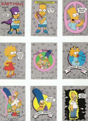 SIMPSONS 1990 TOPPS SET OF 88 CARDS WITH STICKER SET (22) | eBay