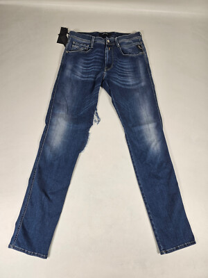 Replay M914Y Anbass Slim fit Stretch denim Jeans Hose Gr. 33/34