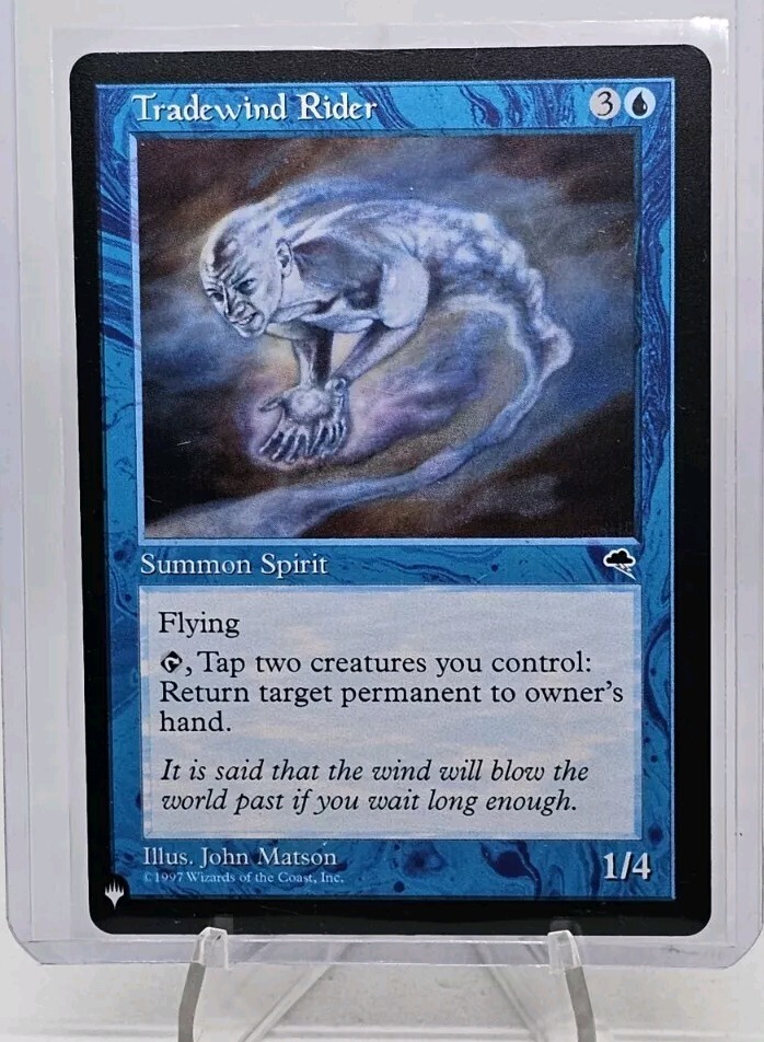 Magic: The Gathering, Tradewind Rider, Tempest, Common, 1997