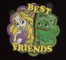 2015 DLR WDW Best Friends Series Tangled Rapunzel Pascal LE Disney Pin