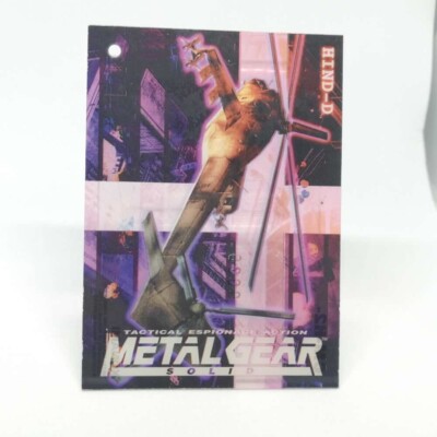 095 HIND-D Metal Gear Solid Trading card Plastic Back serial KONAM