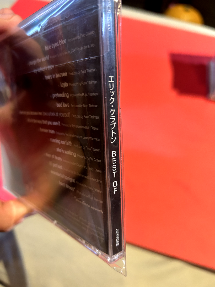 ERIC CLAPTON CLAPTON CHRONICLES REPRISE WPCR10600 JAPAN CD best of