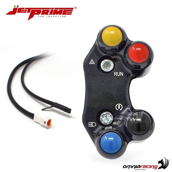 JetPrime Aluminium Lenkerschalter rechts 4 Tasten Ducati