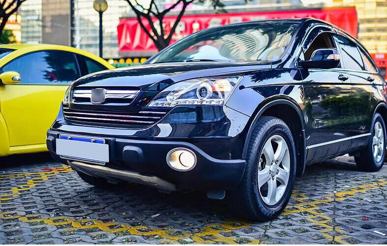 2X Projector Headlight Assembly 2007-2011 Led DRL Turn Signal For Honda CRV CR-V - Imagem 3 de 4