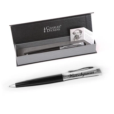 Charles Dickens Kugelschreiber Modern Art inkl. Wunschgravur mit Geschenk-Etui