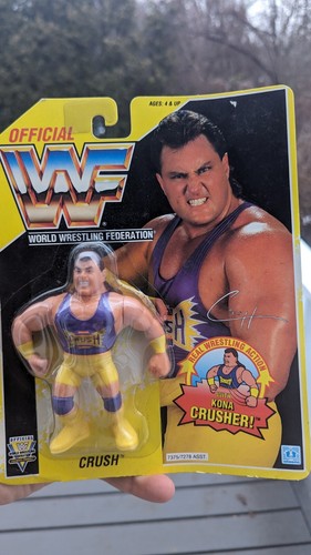 1993 Hasbro WWF Hasbro Crush Yellow Card Series 7 ...