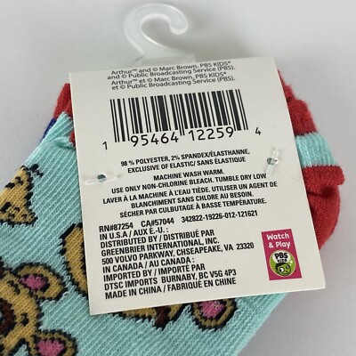 socks childrens PBS Kids Arthur | eBay