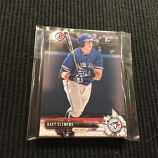 (10) 2017 BOWMAN DRAFT #BD-101 KACY CLEMENS PROSPECT LOT  TORONTO BLUE JAYS