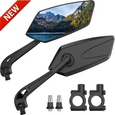 2Pcs Cycling MTB Bike Mirrors 22-25mm For Mountain Road Bike E-Bike Scooter