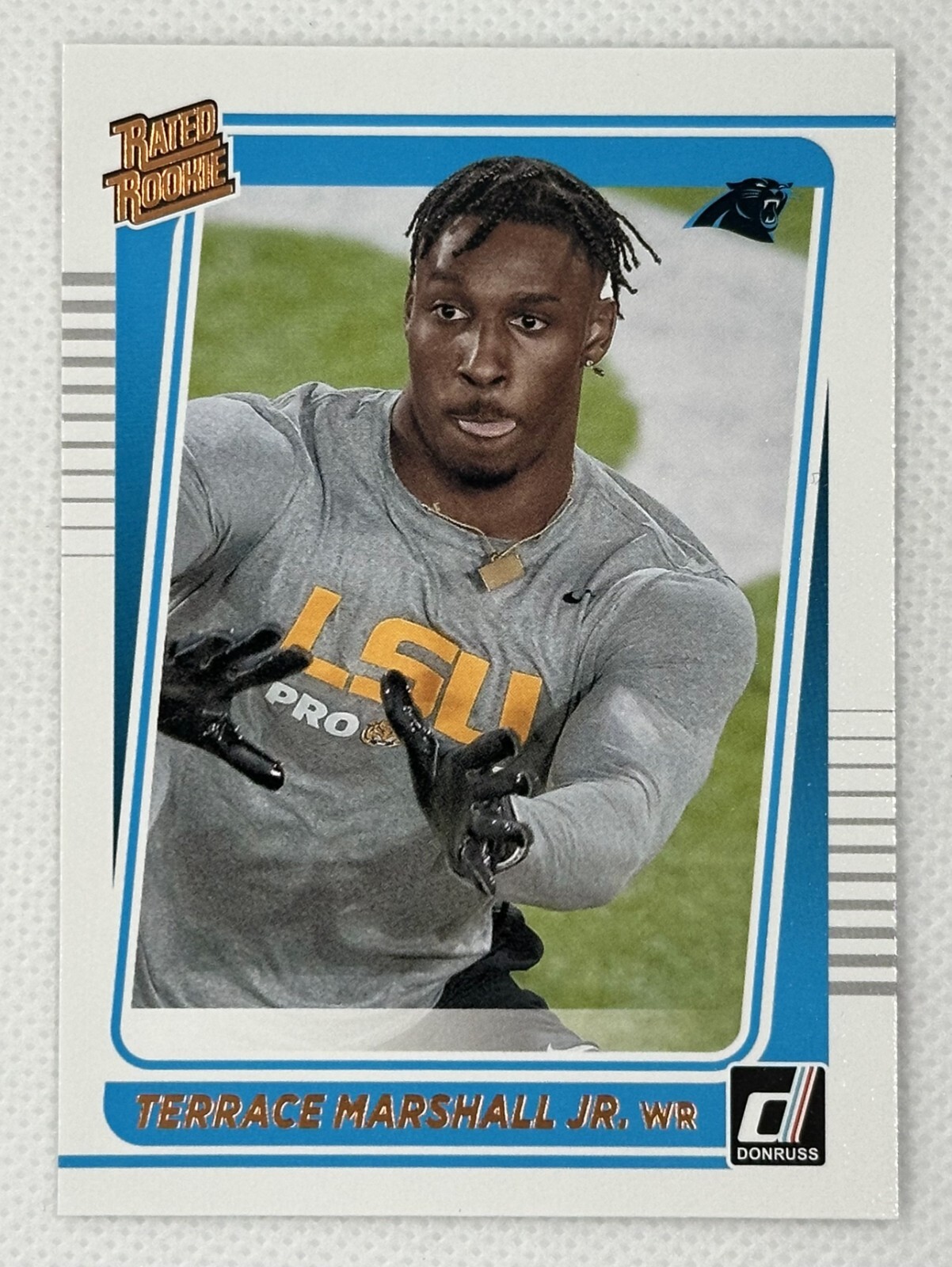 2021 Donruss - Rated Rookies Portrait #266 TERRACE MARSHALL JR. RC Carolina