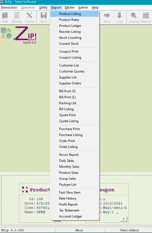 NZIP Inventory POS Software - Retail Point of Sale - Image 4 of 4