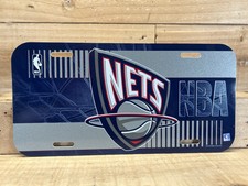 New Jersey Nets, BASKETBALL NBA LICENSE VANITY PLATE SIGN, WinnCraft Sports