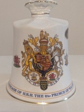 Aynsley Bone China Bell – Prince Charles & Lady Diana 1981 Royal Wedding
