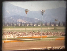 Horse Race 1952 8mm Film Home Movie, Track Race Hotel Flamingo Road Vegas