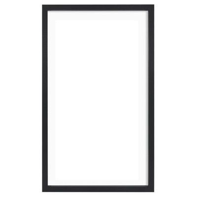 15x26 Newspaper Floating Frame w/ Shatter-Resistant Glass for Wall Display,Black