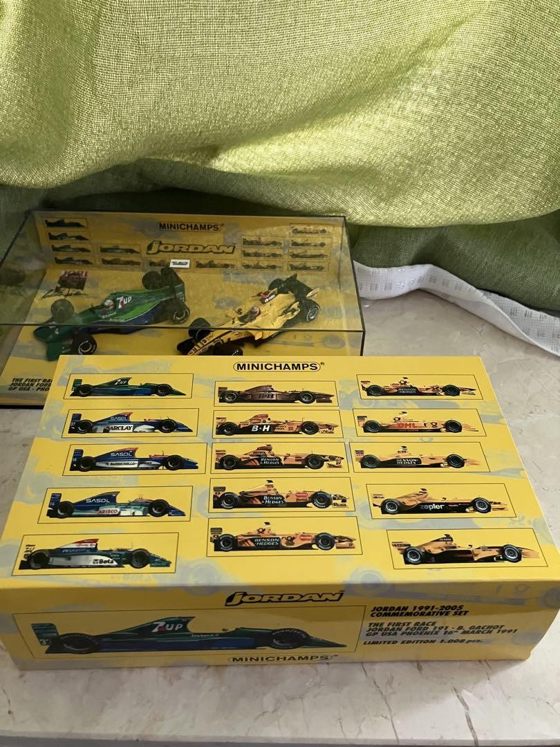 ミニチャンプス　F1 1/43 JORDAN1991&JORDAN2005 s-l500.jpg