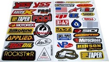 Motocross Decal Stickers 2 Sheets For Dirt Bike Atv Racing Mx Off Road