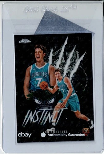 2025 Topps Chrome Kon Knueppel Refractors White Geometric (RAW)