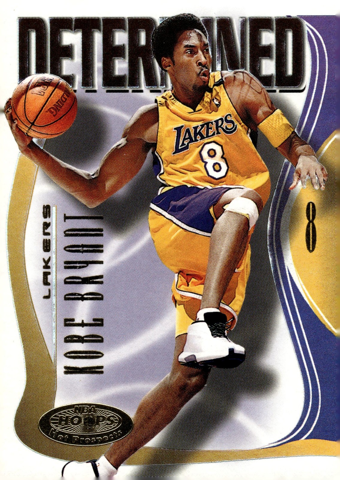 2000-01 Hoops Hot Prospects Determined Insert #D4 Kobe Bryant - EX