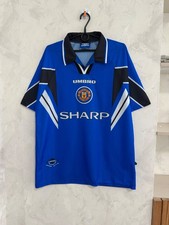 MANCHESTER UNITED 1996 1997 THIRD SHIRT JERSEY UMBRO sz L MEN