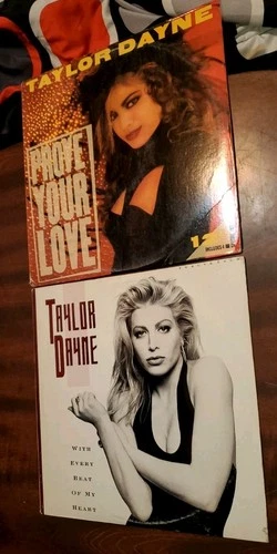 2 Taylor Dayne 12" Maxi-Singles Prove Your Heart & With Every Beat Of My Heart