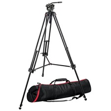Manfrotto 501HDV.547BK – Kit Treppiede Video con Testa Fluida e Borsa Professi