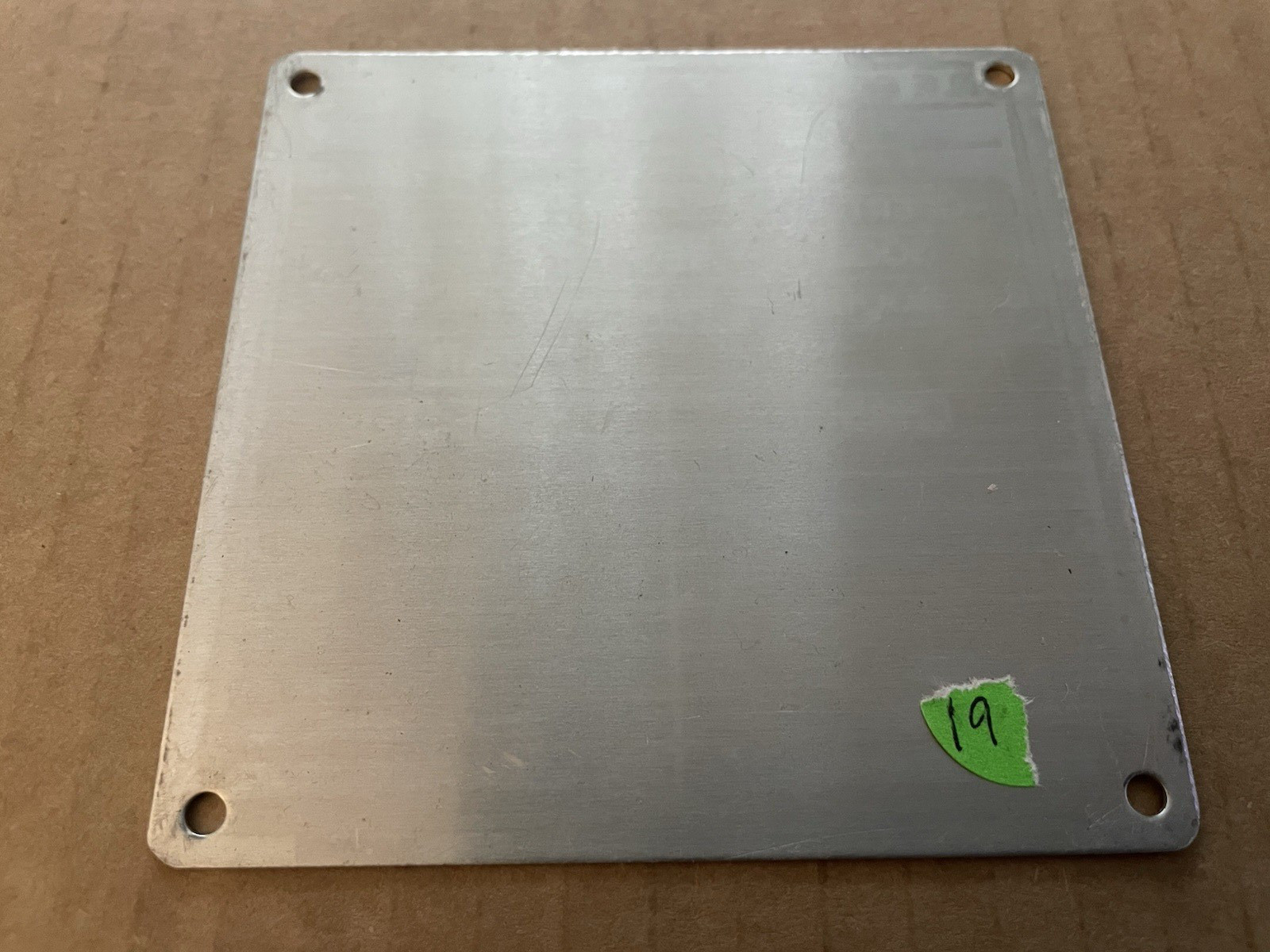 Vintage B.F. GOODRICH Tire Co Aluminum Metal Sign Tag TOOL RECORD Akron OH #19