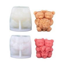Bouquets Bear Mold Aromatherapys Mold Ornament Mold Home Decors