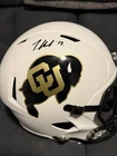 Travis Hunter Autographed Full Size Replica Helmet.