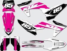 graphics for KTM SX 2023 2024 2025 models Swift Pink style full sticker kit